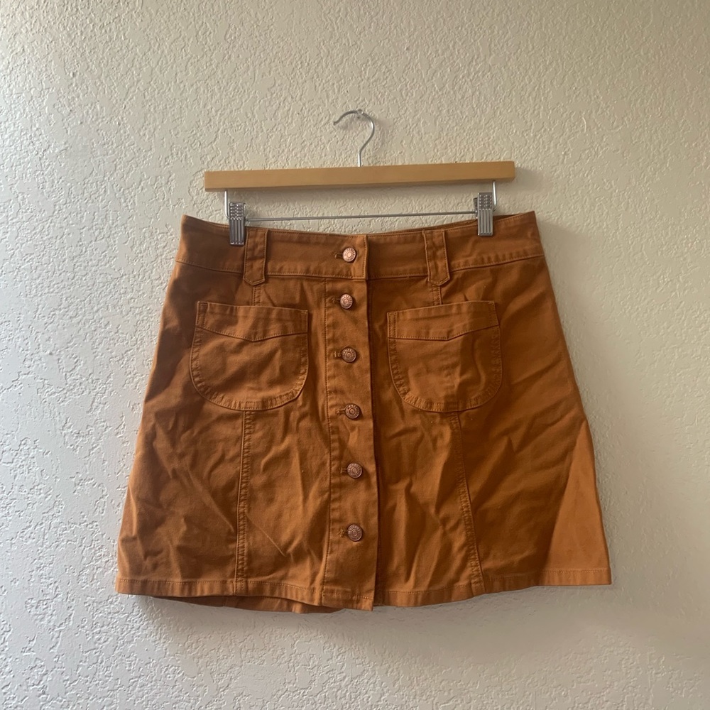 Madewell brown skirt size 8 denim